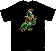 BT70 BigToe Party Pirate Parrot T Shirt Image