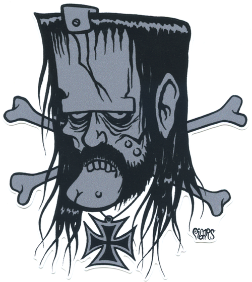 Pigors Lemmy Sticker Image Motorhead, Iron Cross 