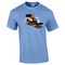 SH124 Shag Eames Lounge T-Shirt on Blue