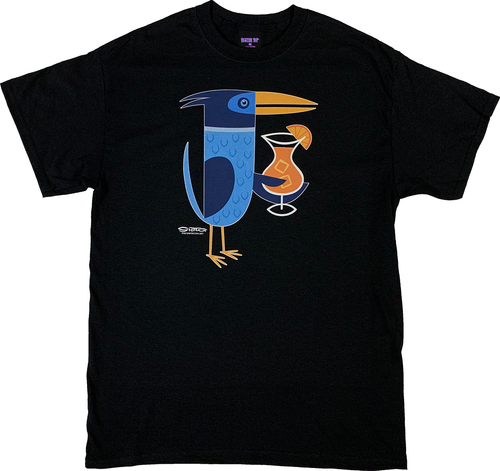 SH111 Shag Blue Drinky Bird T-Shirt