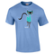 SH122 Shag Siamese Cat T-Shirt Blue