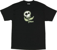 TM09 McPherson Skull Flower T Shirt
