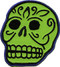 Kruse Green Skull Patch Image