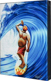 Almera Mas Chingon Surfer Fine Art Print on Canvas Image