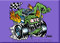 Kozik Butt Racer Fridge Magnet Image