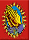 Almera Praying Hands Fridge Magnet Image