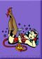 Vince Ray Martini Devil Girl Fridge Magnet image