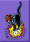 Vince Ray 13 Cat Fridge Magnet Image
