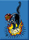 Vince Ray 13 Cat Fridge Magnet Image