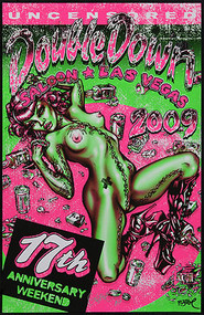 BigToe Double Down Las Vegas 17th Anniversary Silkscreen Poster 2009 Image