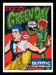 Coop Green Day Silkscreen Concert Poster 1995 Image