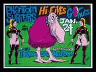 Coop Phantom Surfers, Go-Nuts  Silkscreen Concert Poster 1997 Image