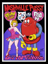 Coop Nashville Pussy Silkscreen Poster 1998 Image