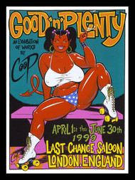 Coop Good n Plenty Art Show Silkscreen Poster