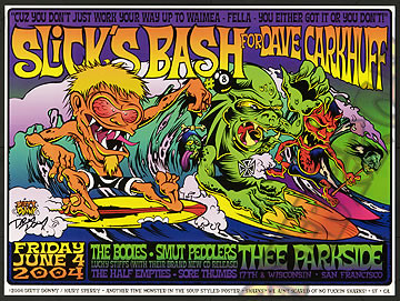 Dirty Donny Slicks Bash 2004 Concert Poster Image