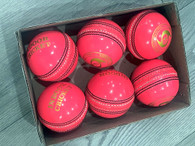 TC Indoor Pink Cricket ball - 6 Balls