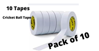 Cricket Tennis Tape Ball Tapes - Pack of 10