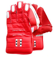 Gray Nicolls Limited Edition Wicket Keeping Gloves - Red