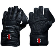 Gray Nicolls Limited Edition Wicket Keeping Gloves - Black