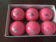BA Crown Indoor Pink Cricket ball - 6 Balls