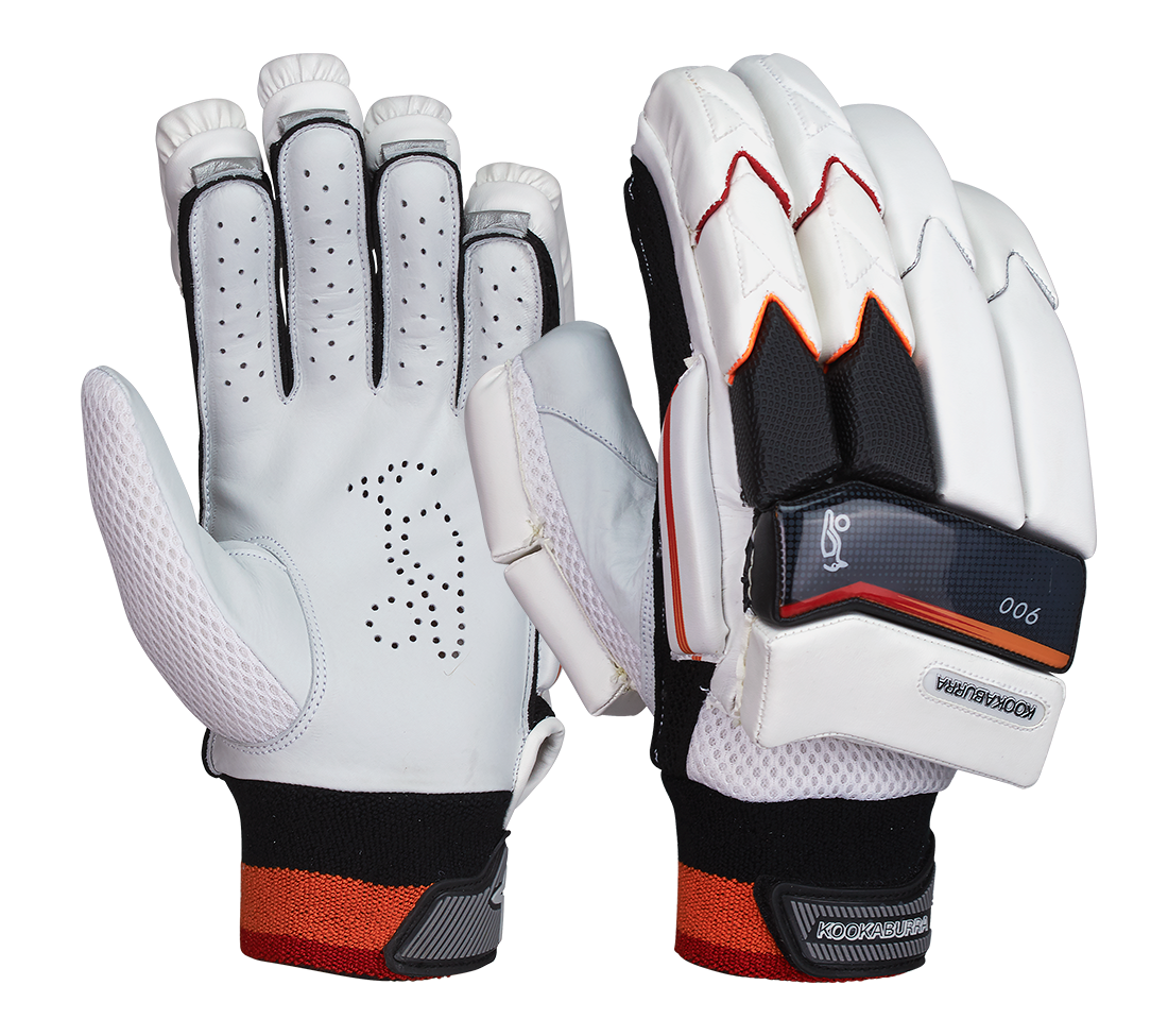 green and white football gloves