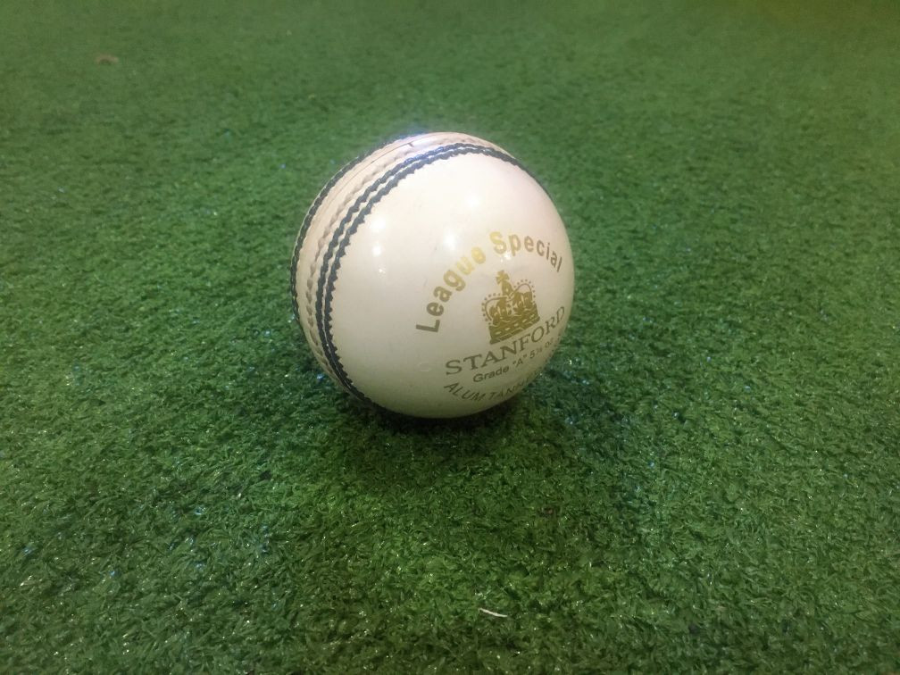 white League Special solid hide cow leather cricket hard balls
