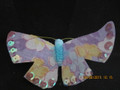 Material and Glitter Butterfly Blue