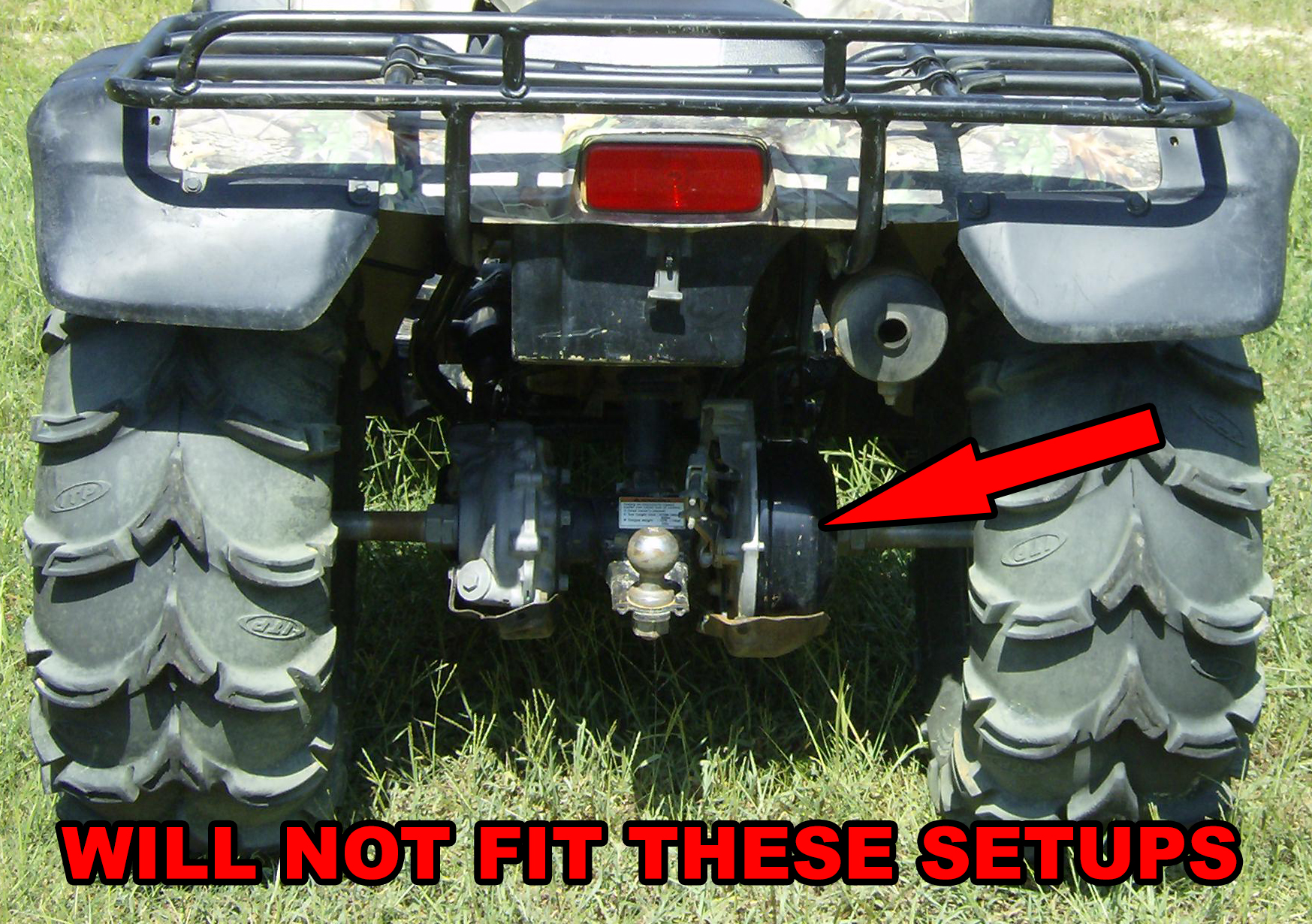 Honda Foreman 450 (9804) Rear Disc Brake Conversion Kit