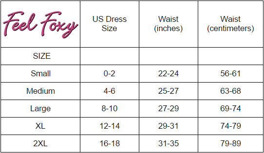 bumbelievable butt lifter bum size chart