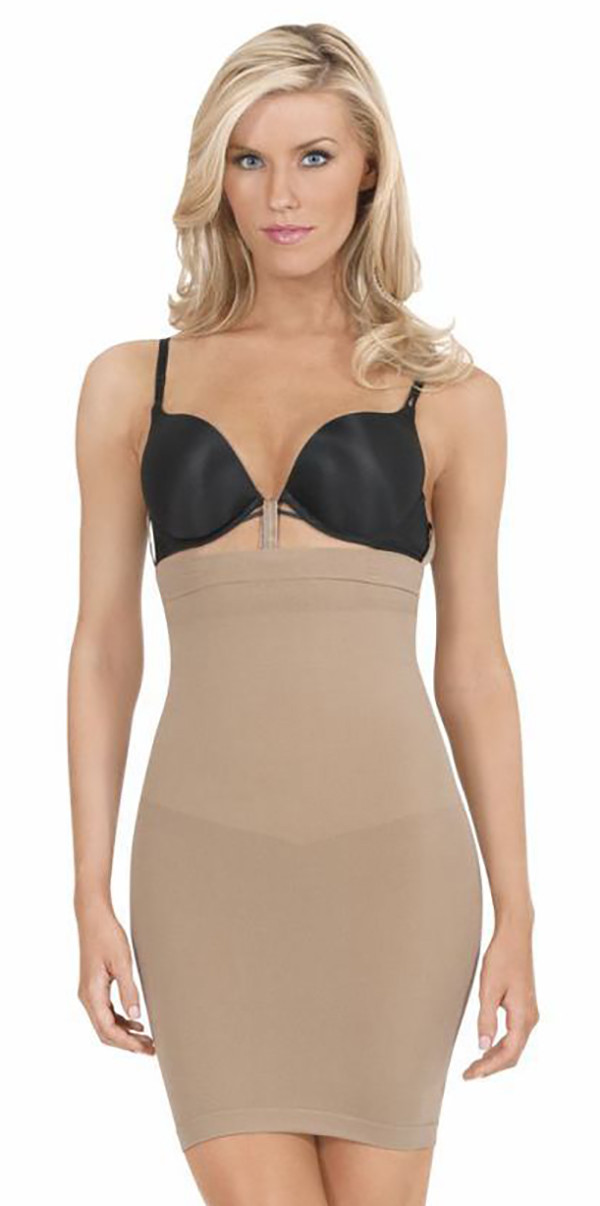 Chantelle Basic Shaping Open Bust Mid-Thigh Shaper 3506 