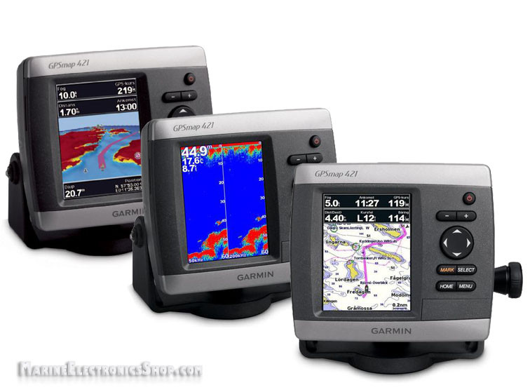 GARMIN GPSMAP 421 Marine Color CHARTPLOTTER GPS NAVIGATION w/Cover -  WARRANTY!