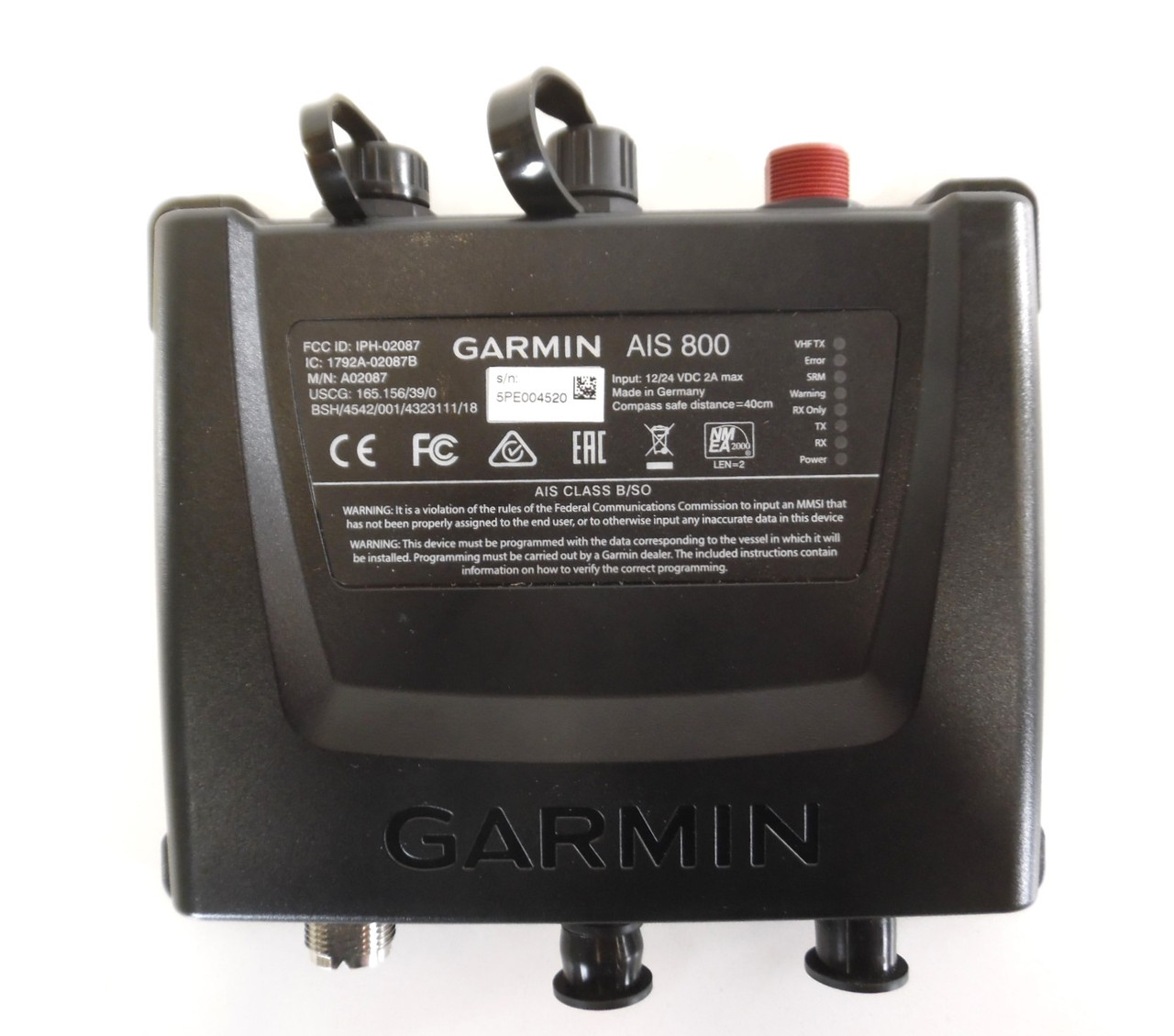 Marine Electronics Garmin AIS 800 Side Angle Displaying Compact Design