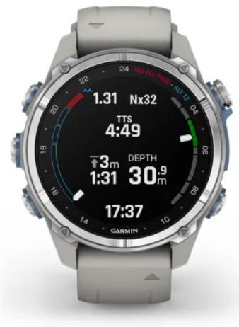 Marine Electronics Garmin Descent Mk3 Watch in Daylight Display Mode
