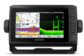 Garmin ECHOMAP™ UHD 72cv front display showing detailed marine navigation charts