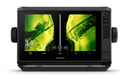 Garmin ECHOMAP™ UHD2 92sv front view with vivid chart display