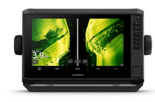 Garmin ECHOMAP™ UHD2 92sv front view with vivid chart display