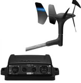 Garmin gWind sensor and GND 10 black box ready for NMEA 2000 marine network hookup.