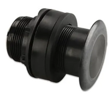AIRMAR P319 plastic thru-hull transducer with 8-pin connection for depth and temperature sensing.