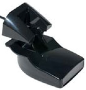 Detailed shot of the 6‑pin connector ready to plug into compatible Garmin units.