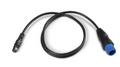 Garmin 8-Pin Transducer to 4-Pin Sounder Adapter Cable with male and female connectors ready to adapt transducer connections.