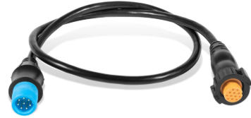 Garmin adapter ready for installation with a compatible marine electronics system.