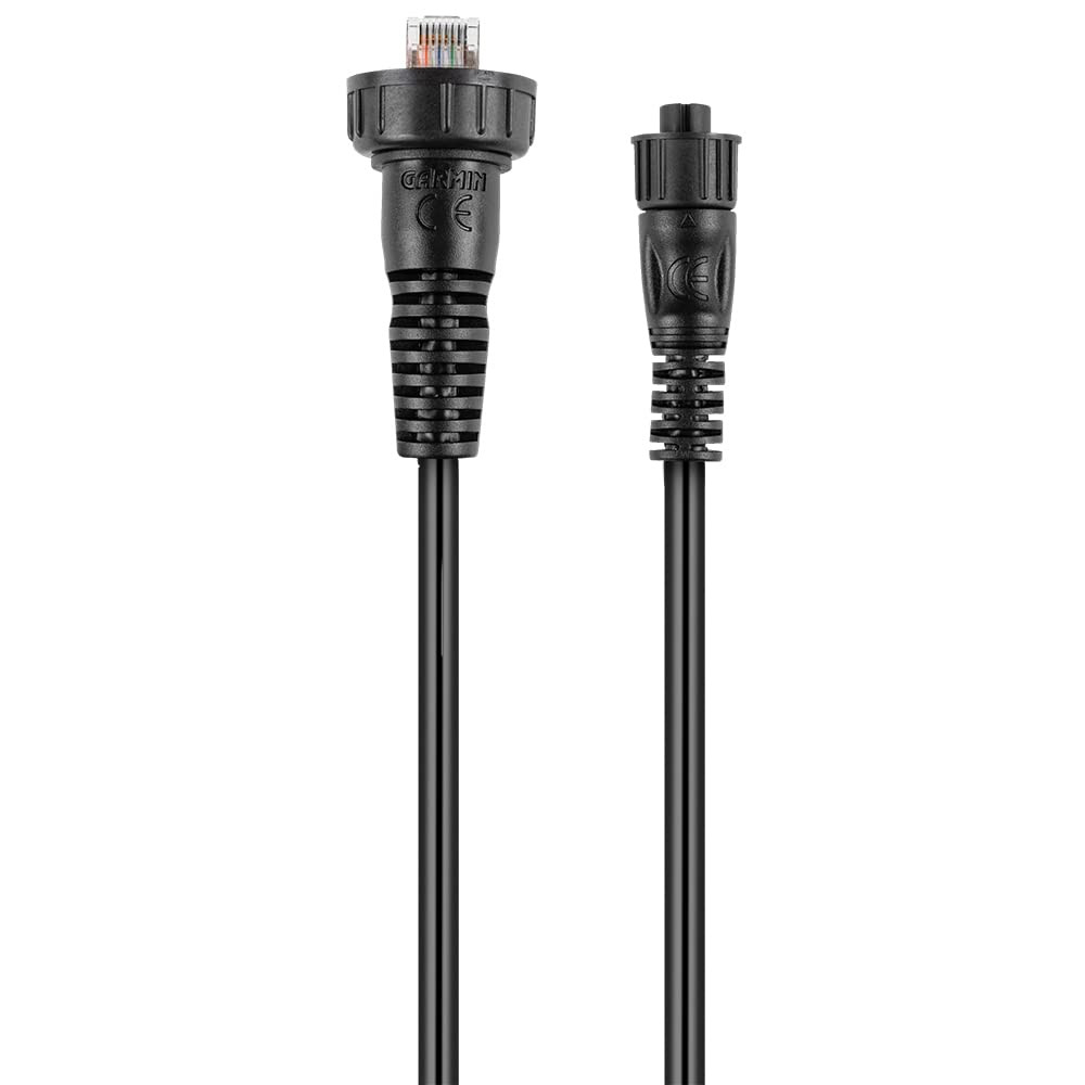 Garmin adapter cable laid out showing full length between connectors.