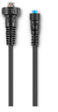 Garmin Marine Network Adapter Cable (010-12531-10) with small female and large connector ends.