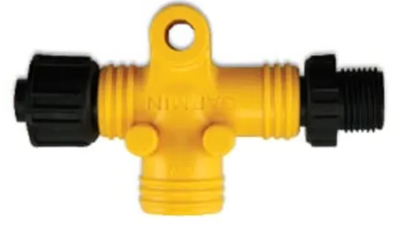 Connector ends ready to plug into NMEA 2000 cables in a network layout.