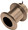 AIRMAR B150M Bronze 20° Tilt CHIRP Thru-Hull Transducer with 8-pin connector.