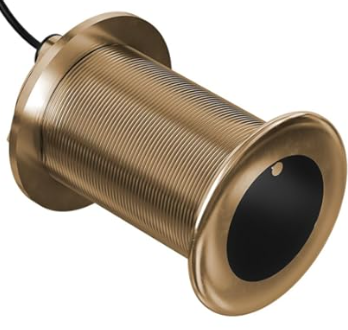 8-pin connector end ready to plug into compatible Garmin sonar device.