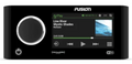 Garmin Fusion Apollo RA770 marine entertainment system with 4.3″ touchscreen display, front-on view.