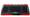 Fusion StereoActive™ portable marine stereo in red with rugged IPX7 rated housing.