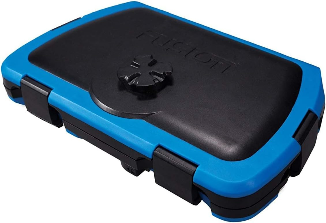 Close‑up of secure compression clips ensuring waterproof seal.