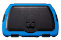 Front view of the Garmin Fusion ActiveSafe™ storage case in blue.